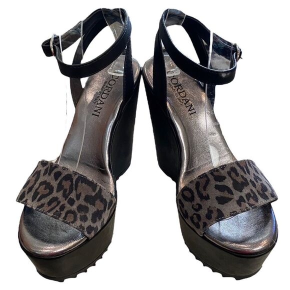 CORDANI Ophelia Women's Platform Wedge Sandals NEW 38 7.5 8 - Picture 3 of 6